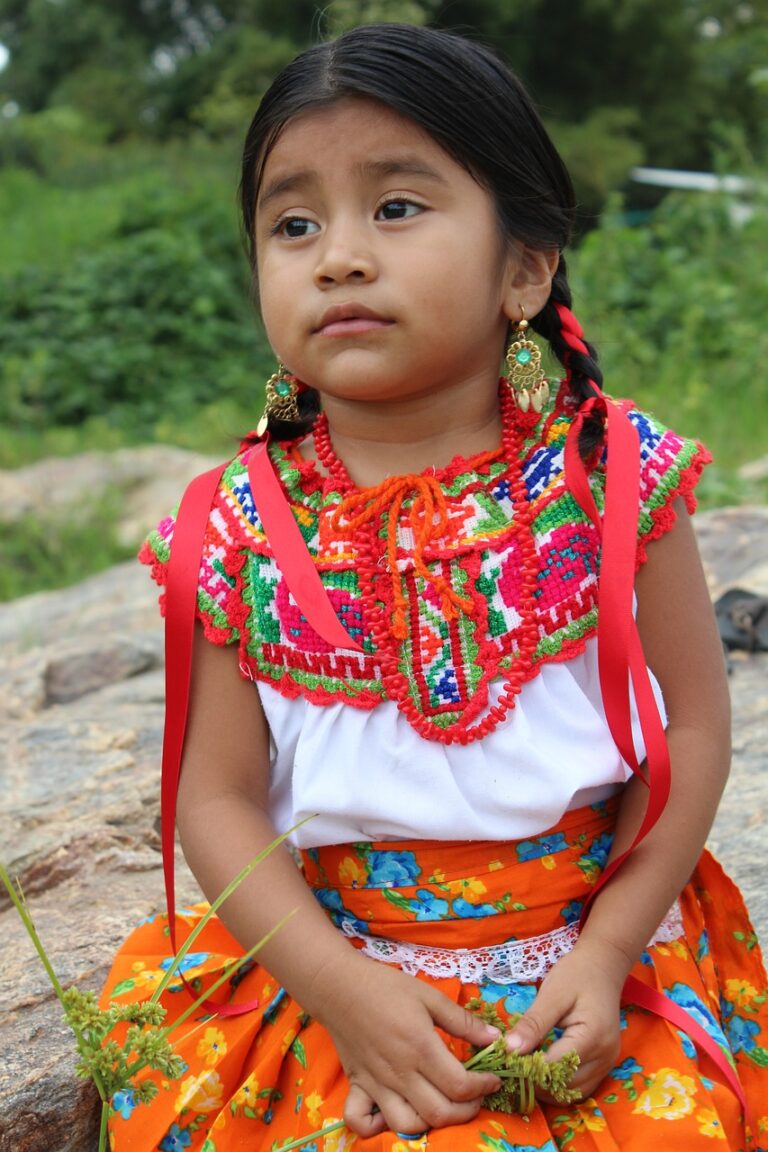 little girl, chatina, mexico